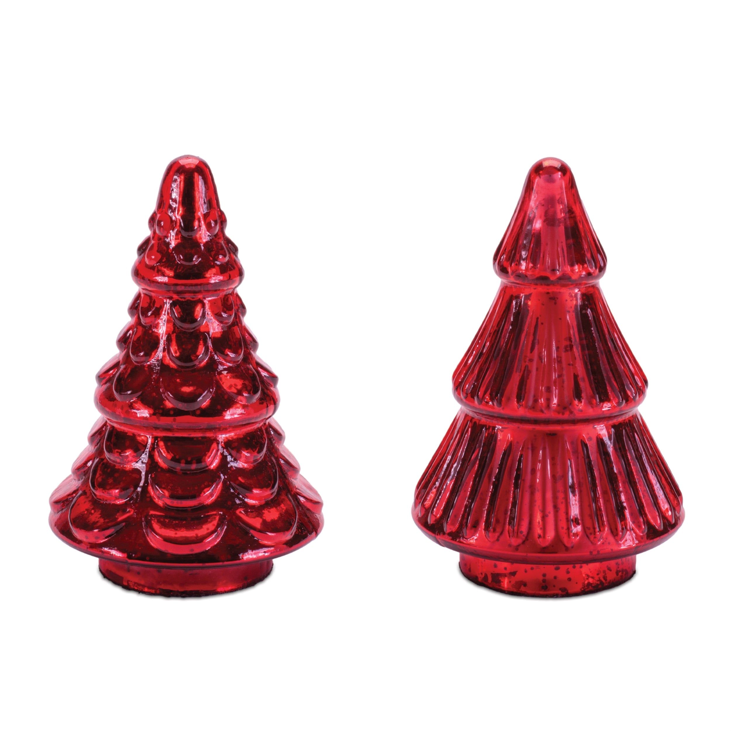 Tree (2 set of) 6.5”H Glass