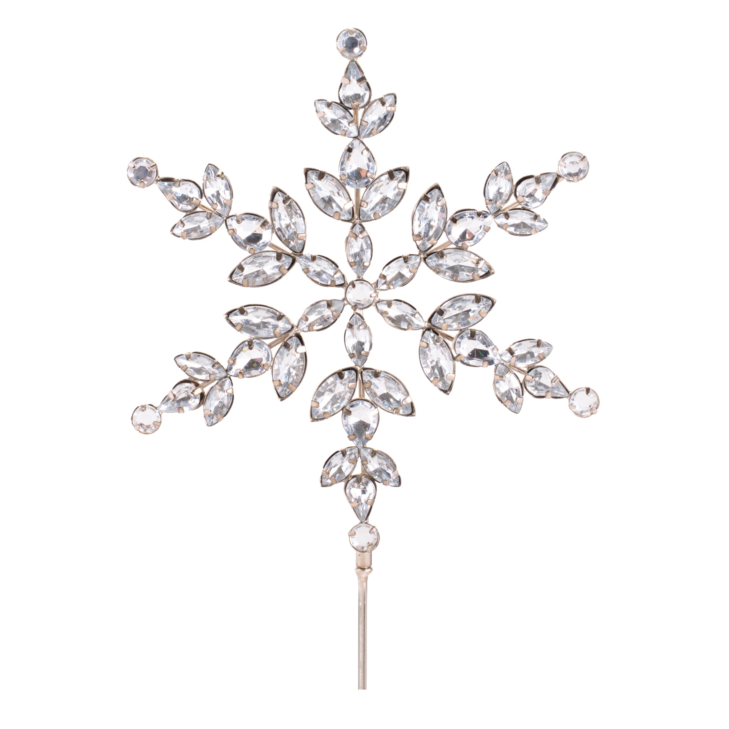 Snowflake Stem 18”H Acrylic/iron