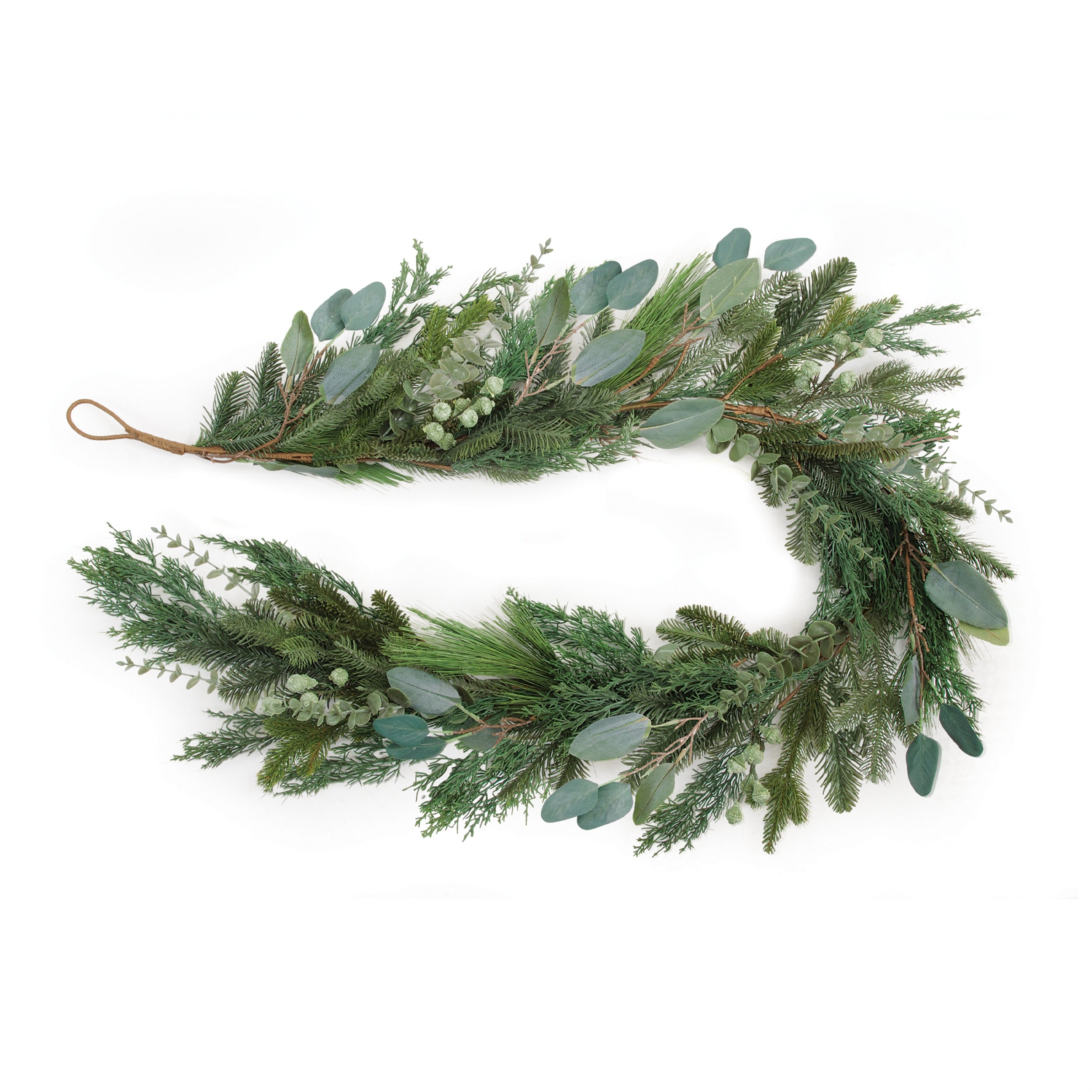 Pine and Eucalyptus Garland 5.5'L