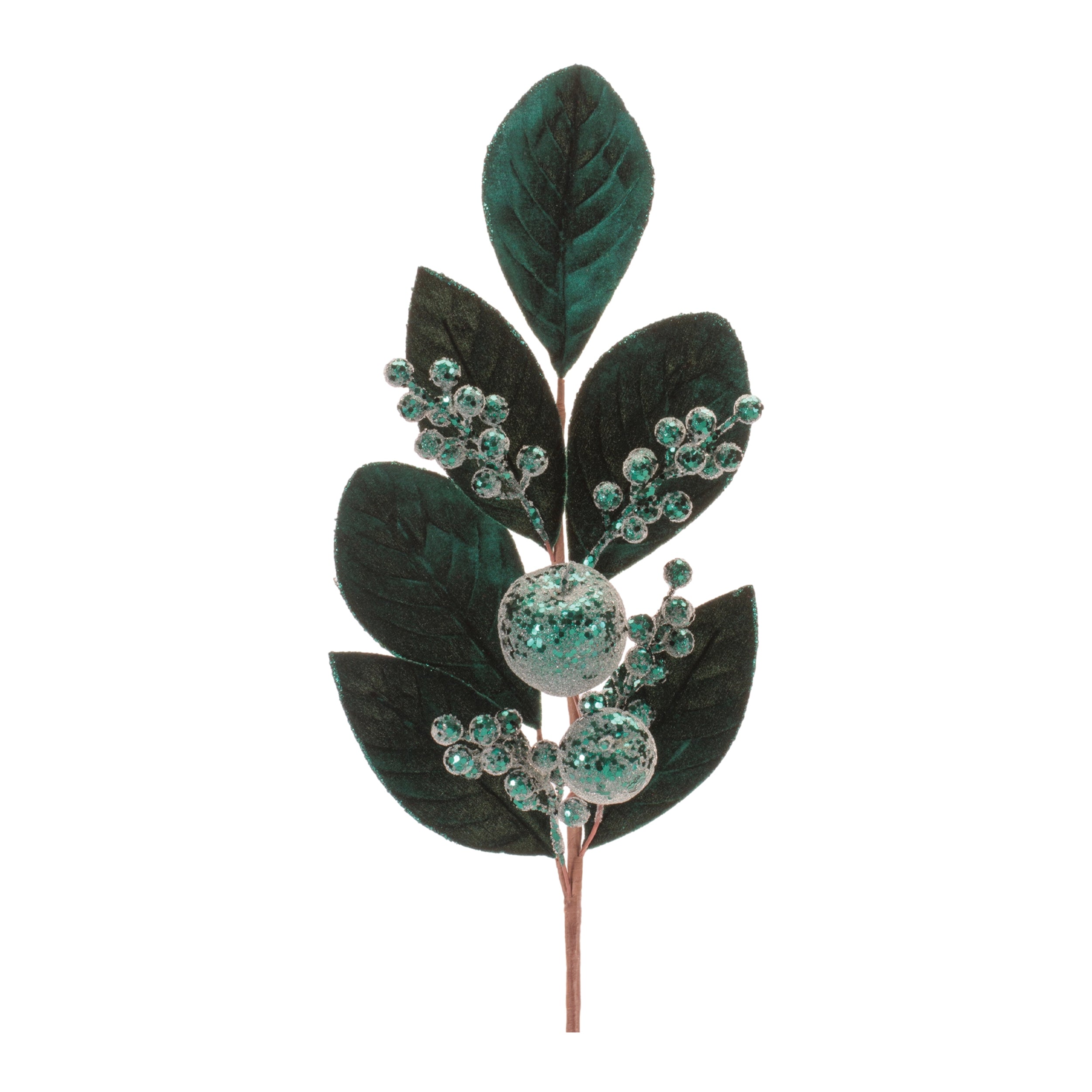 Fruit and Magnolia Leaf Spray 25.5”H Foam/Polyester