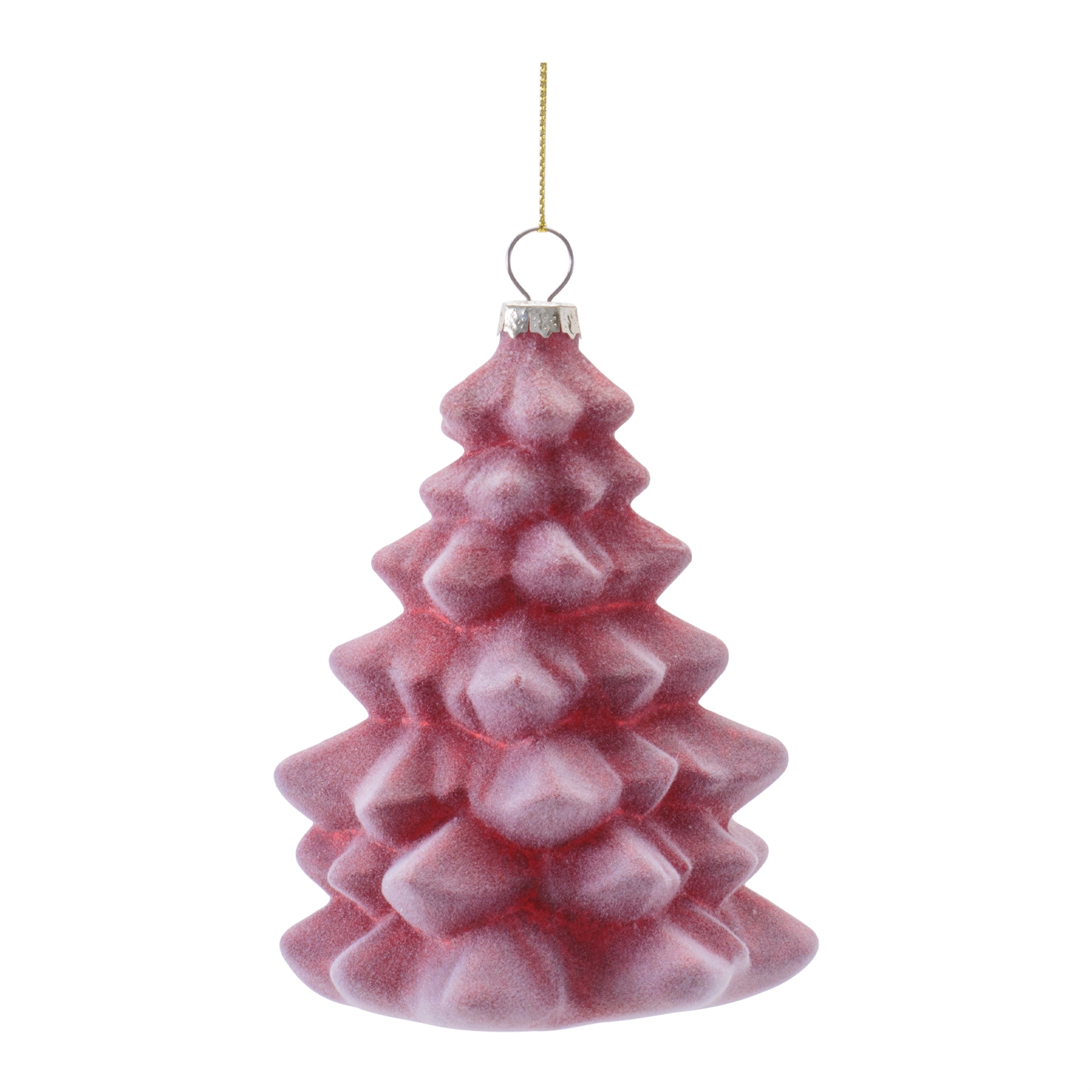 Tree Ornament 5.25”H Glass