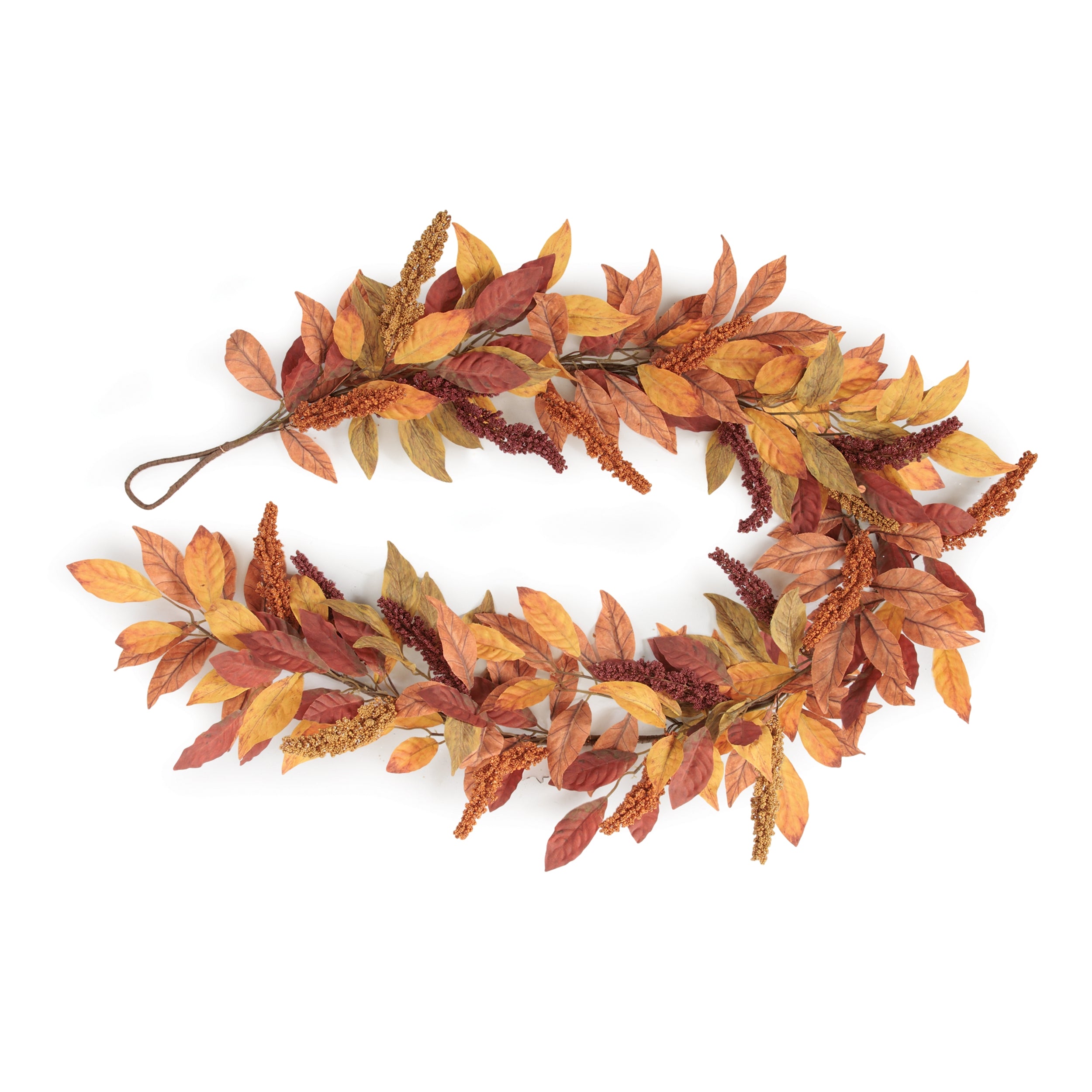 Fall Leaf Garland 6'L Polyester