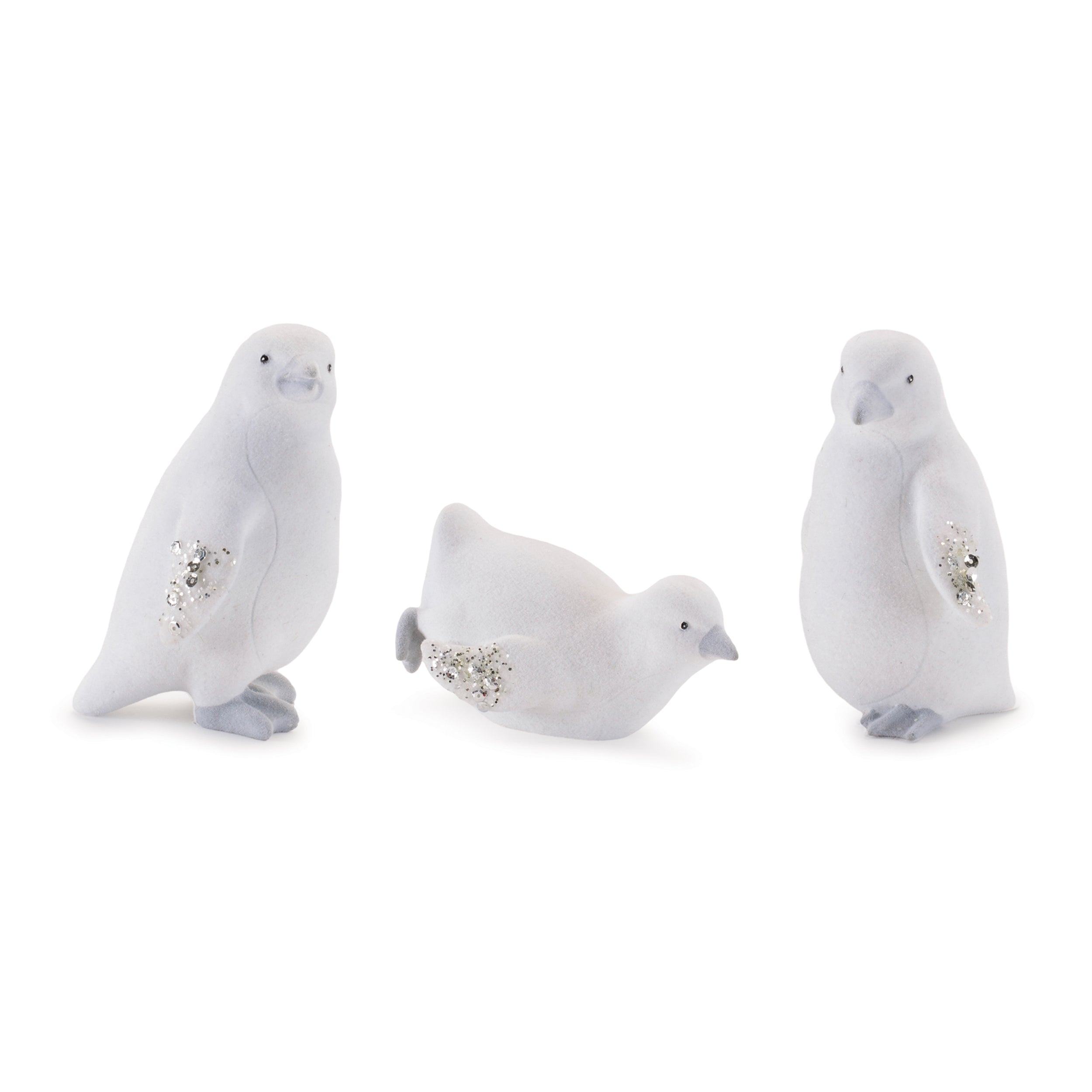 Penguin (3 set of) 3"H, 4.5"H, 4.75"H Resin
