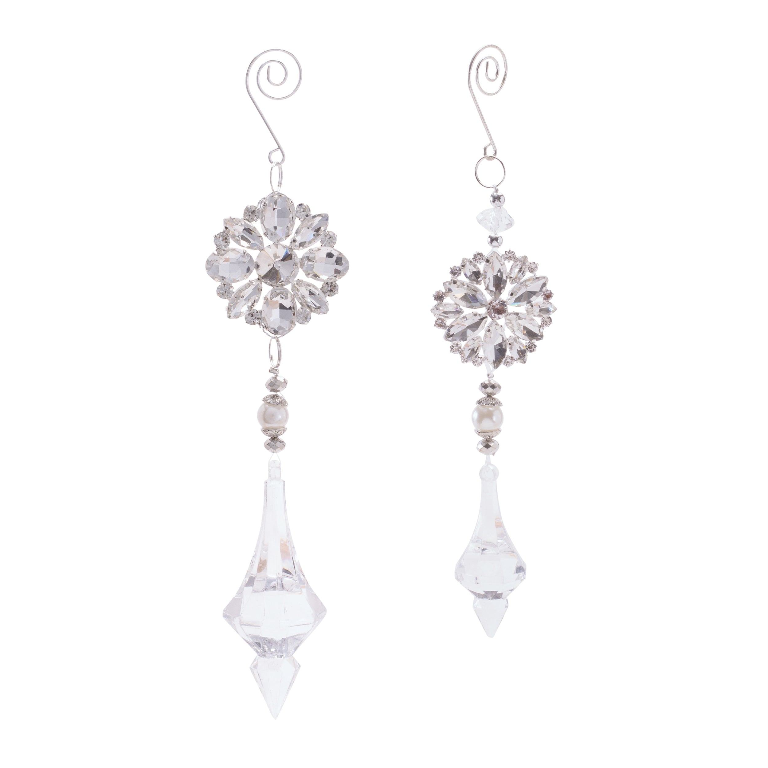 Ornament Drop (Set of 2) 8"H, 9"H /Wire
