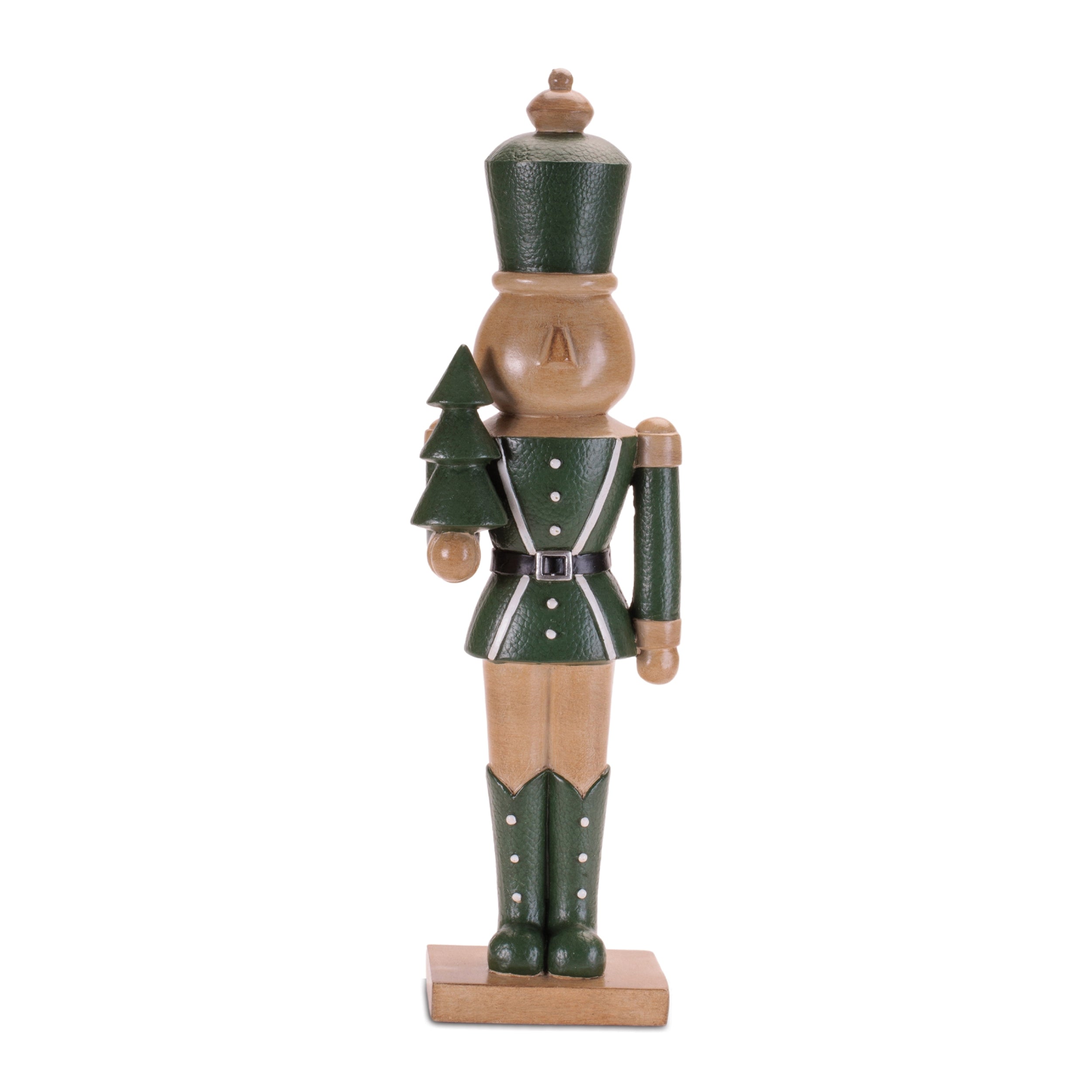 Soldier w/Tree 14”H Resin