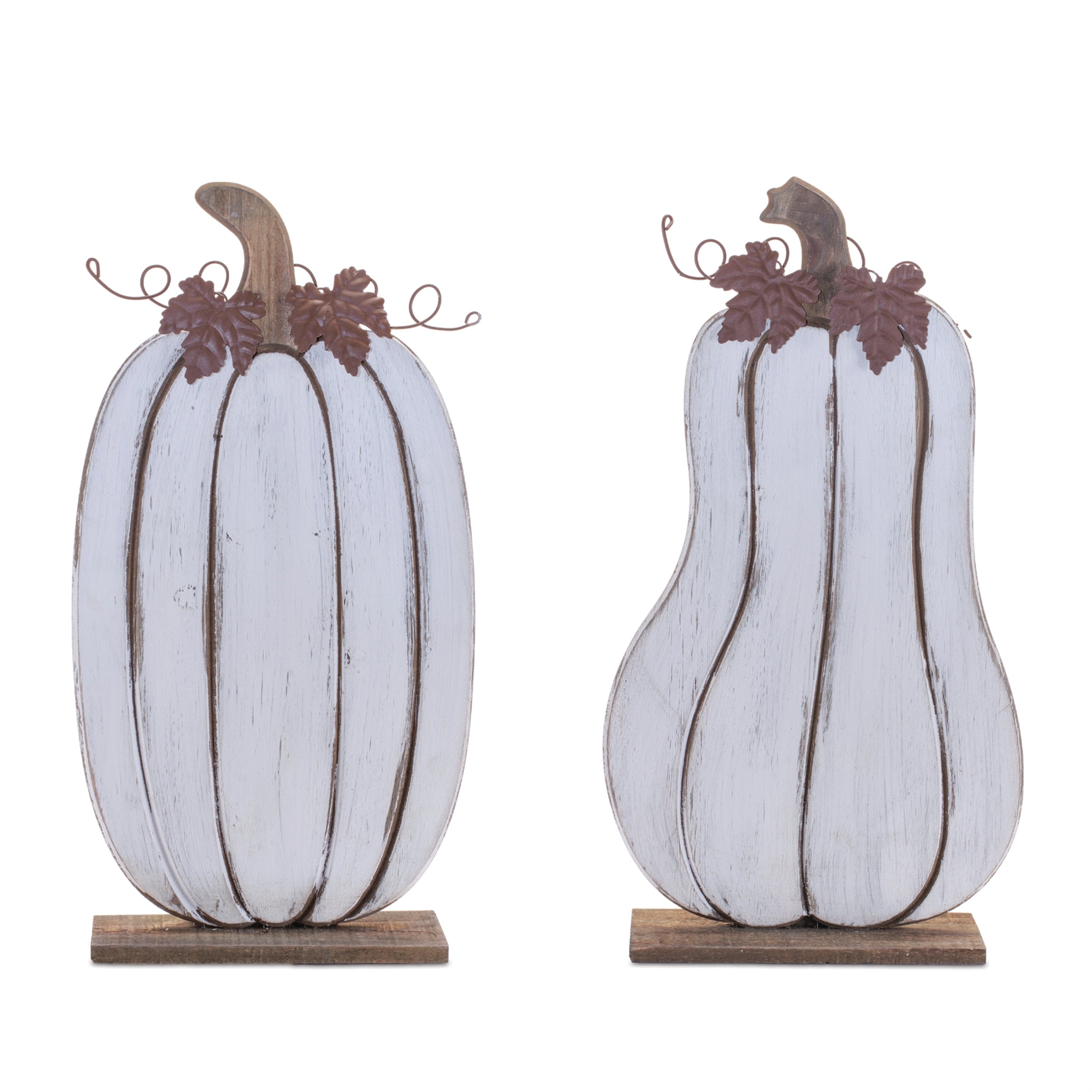 Pumpkin (2 set of) 23.25”H Wood