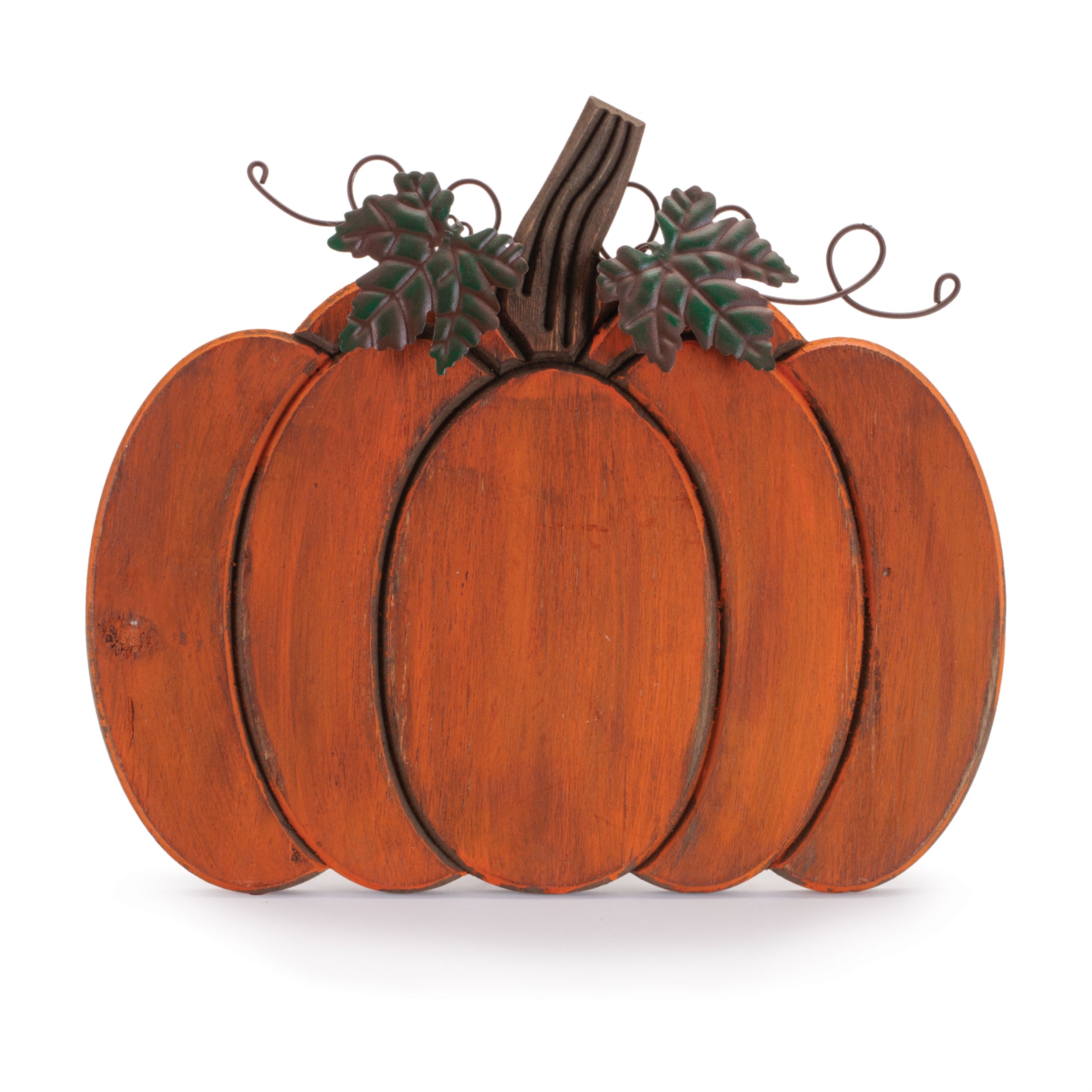 Pumpkin 13”H MDF/Metal