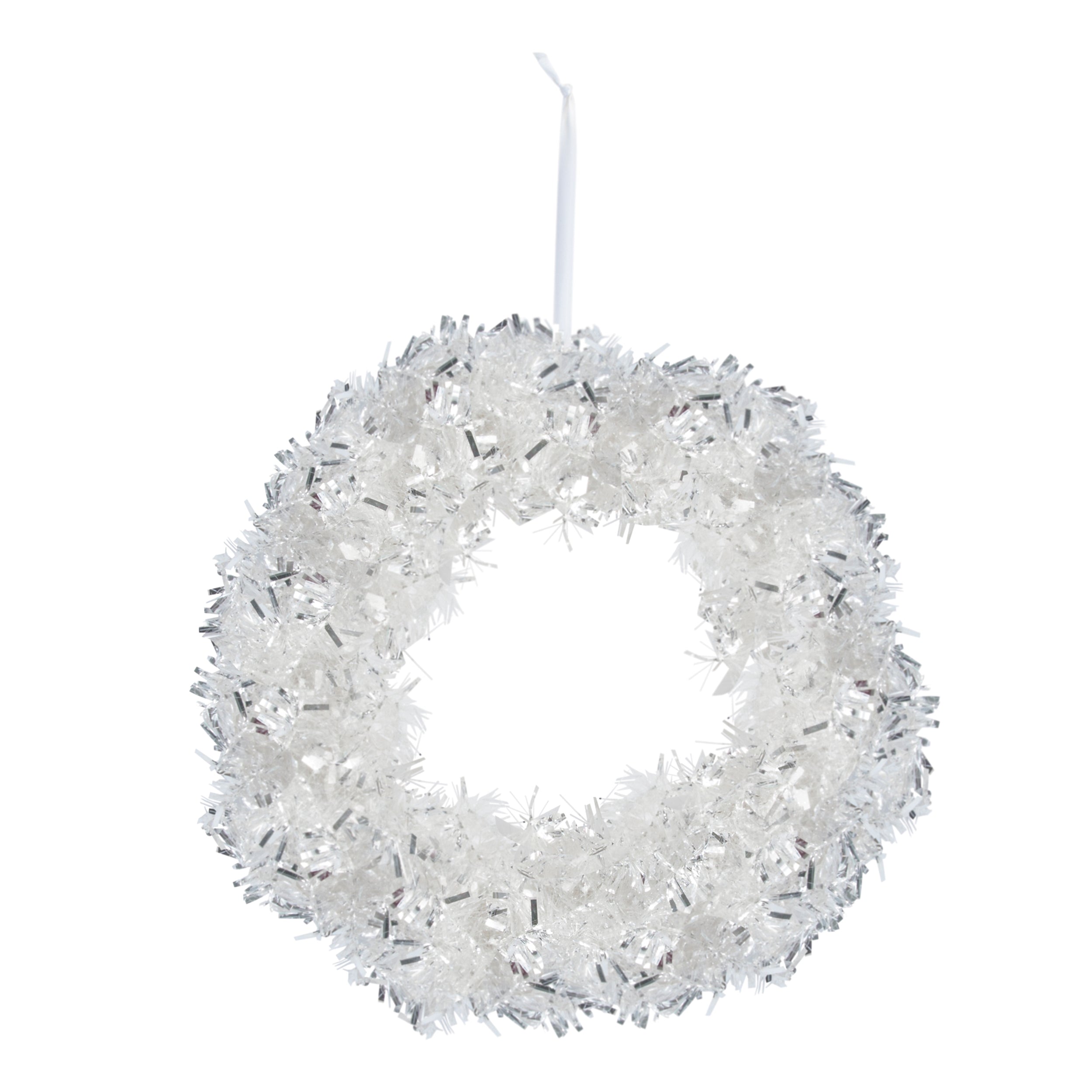 Tinsel Wreath 18”D Tinsel