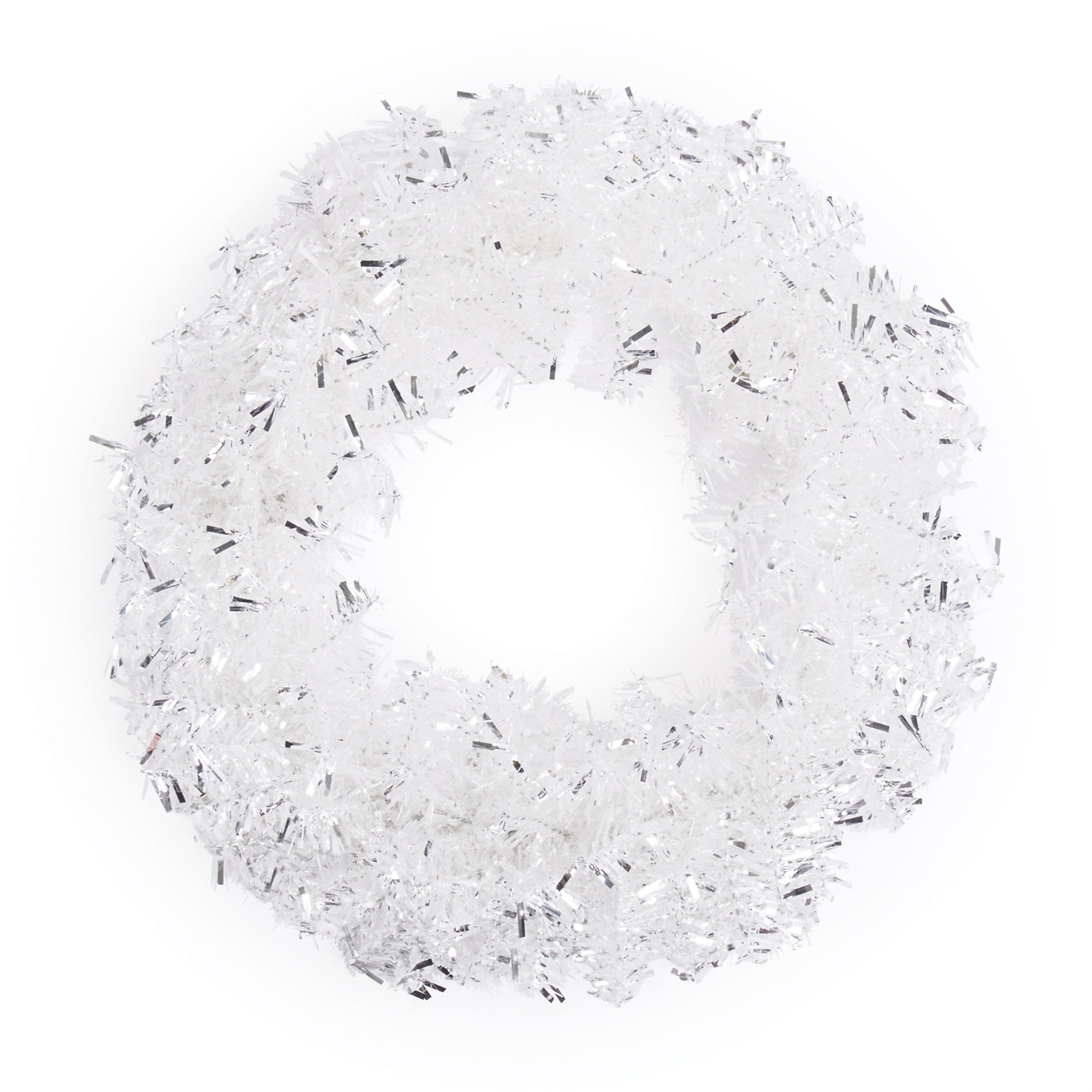 Tinsel Wreath 22”D Tinsel