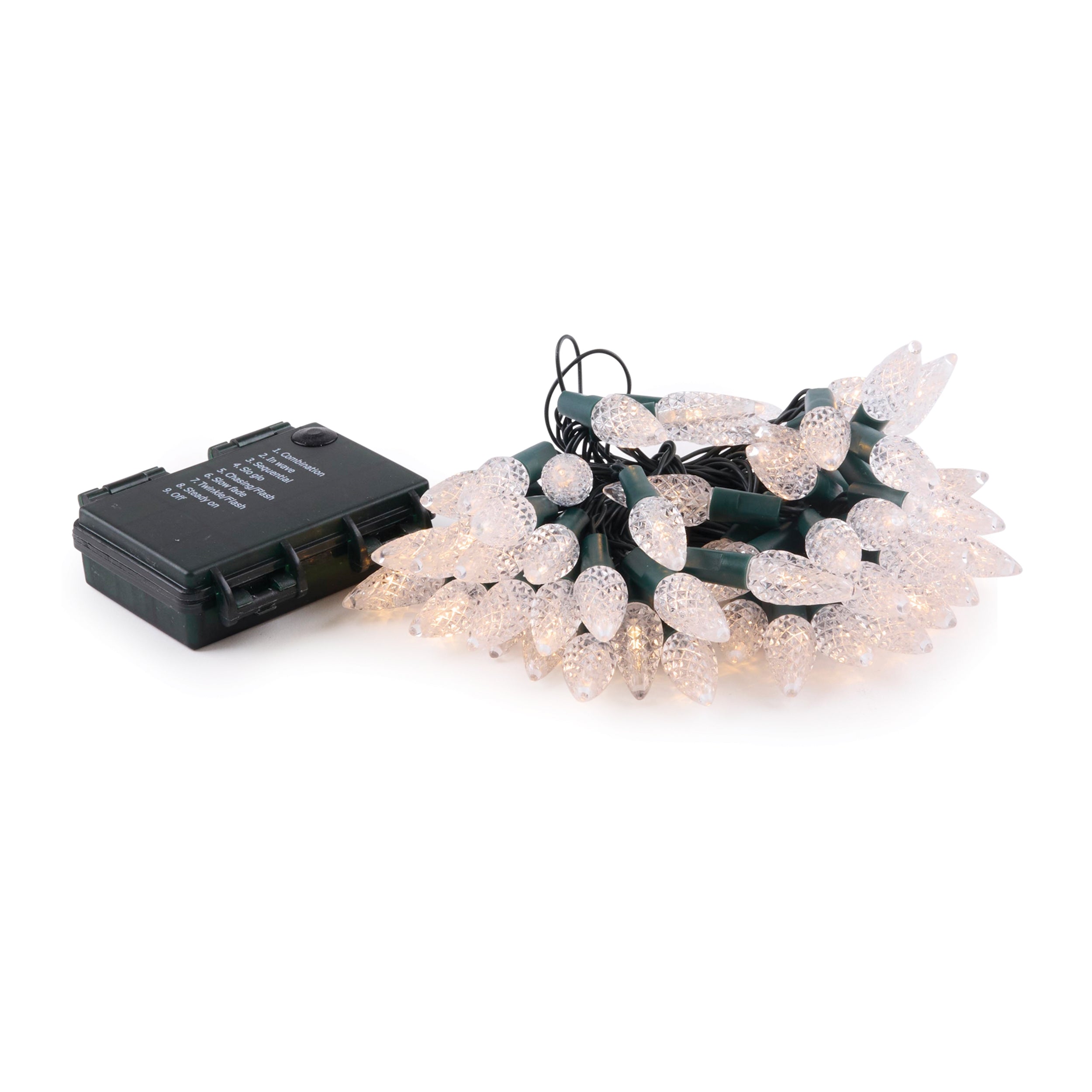 Light Strand w/Remote 16'L /LED 3 AA Batteries Not Included