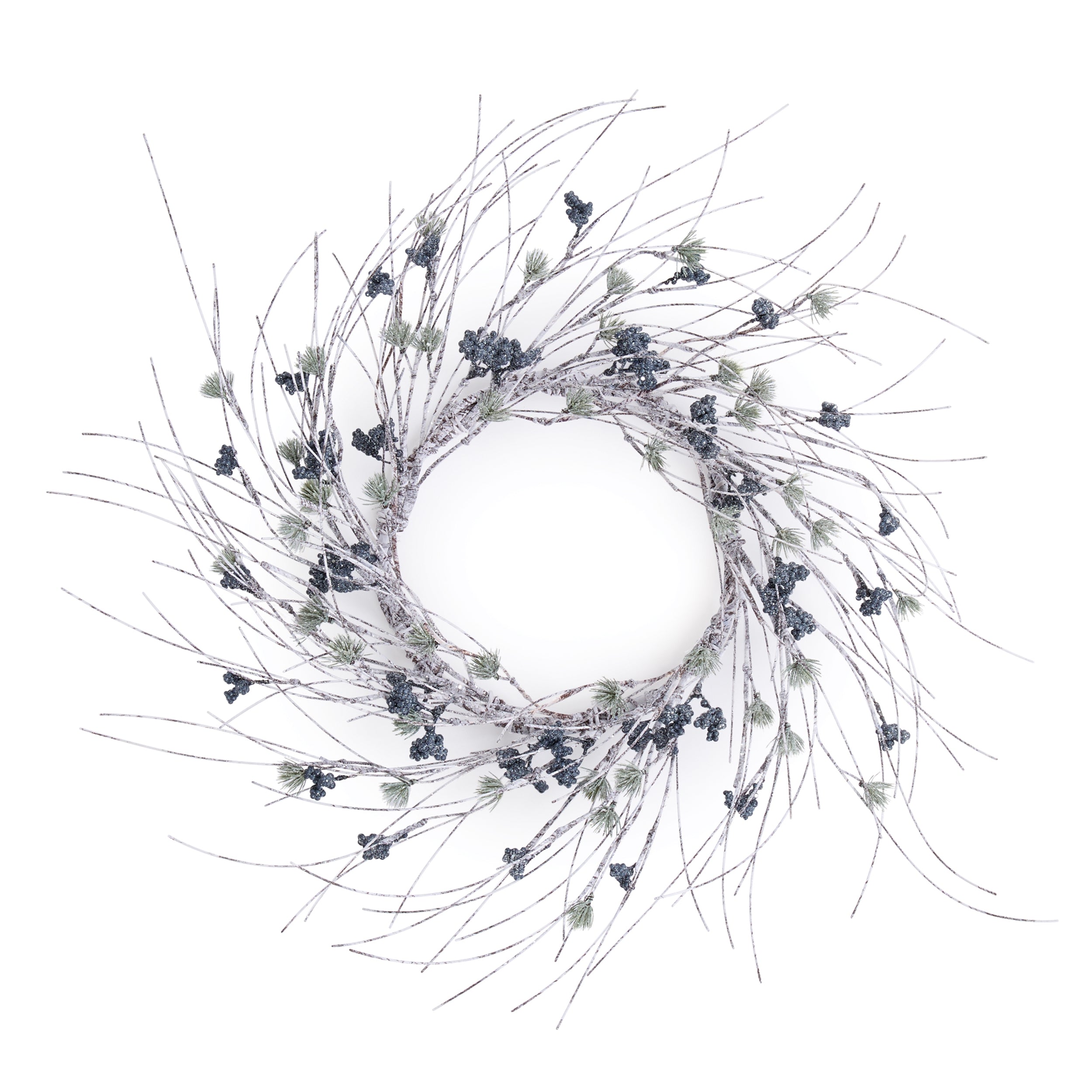 Birch and Pine Wreath 20”D