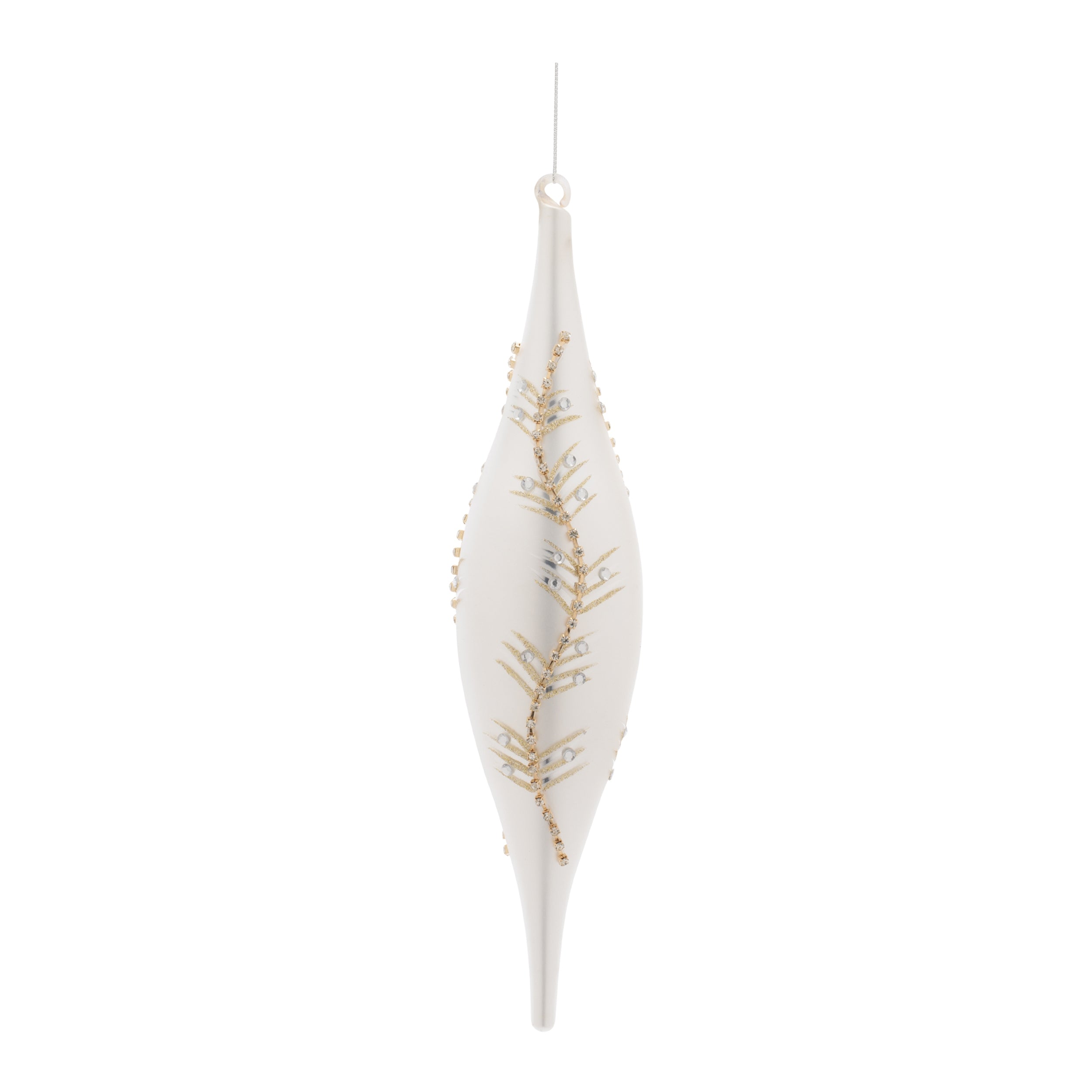 Ornament 12”H Glass