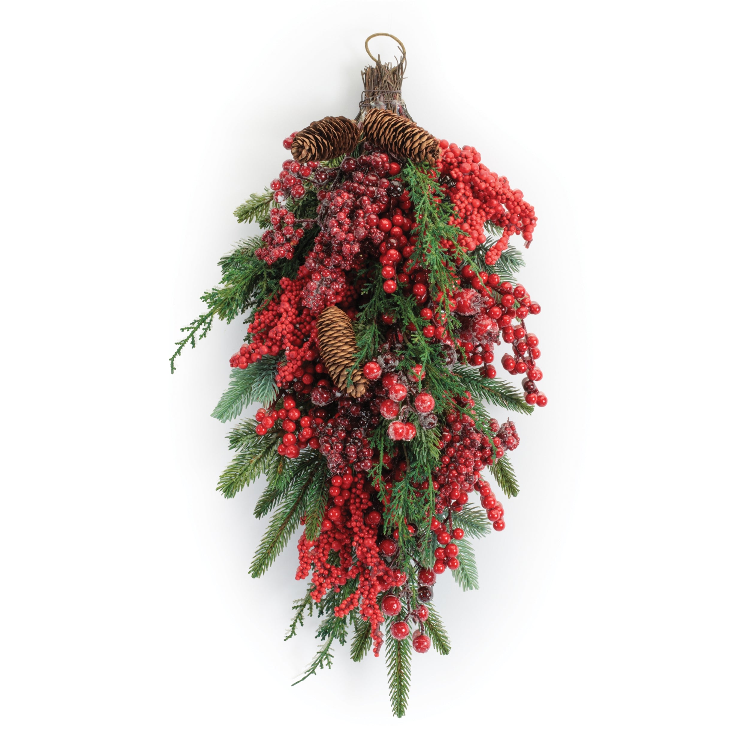 Pine and Mixed Berry Swag 21”H /Foam