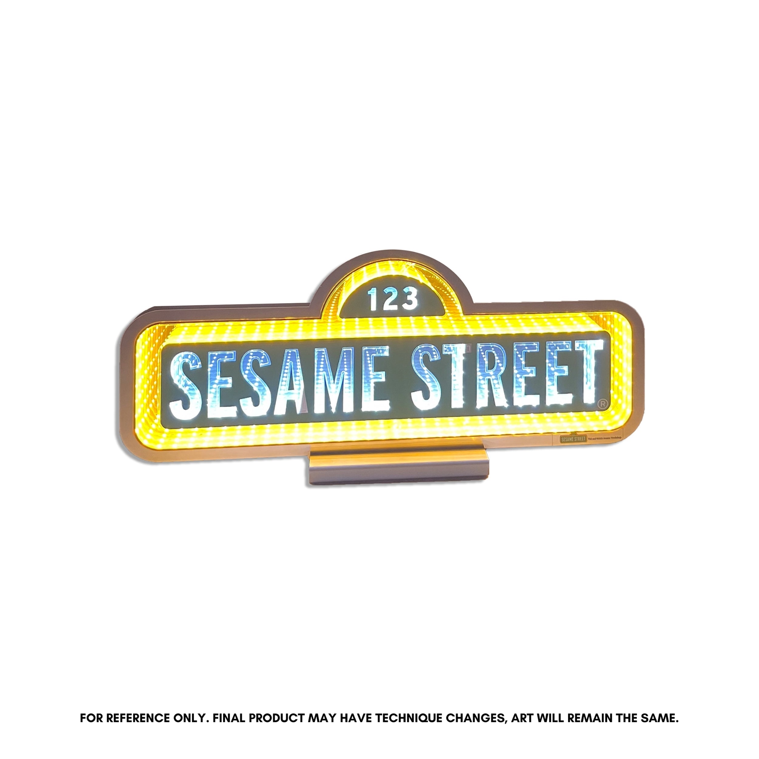 Sesame Street Sign Ekkolight 24"L x 9.5"H Acrylic UL Plug