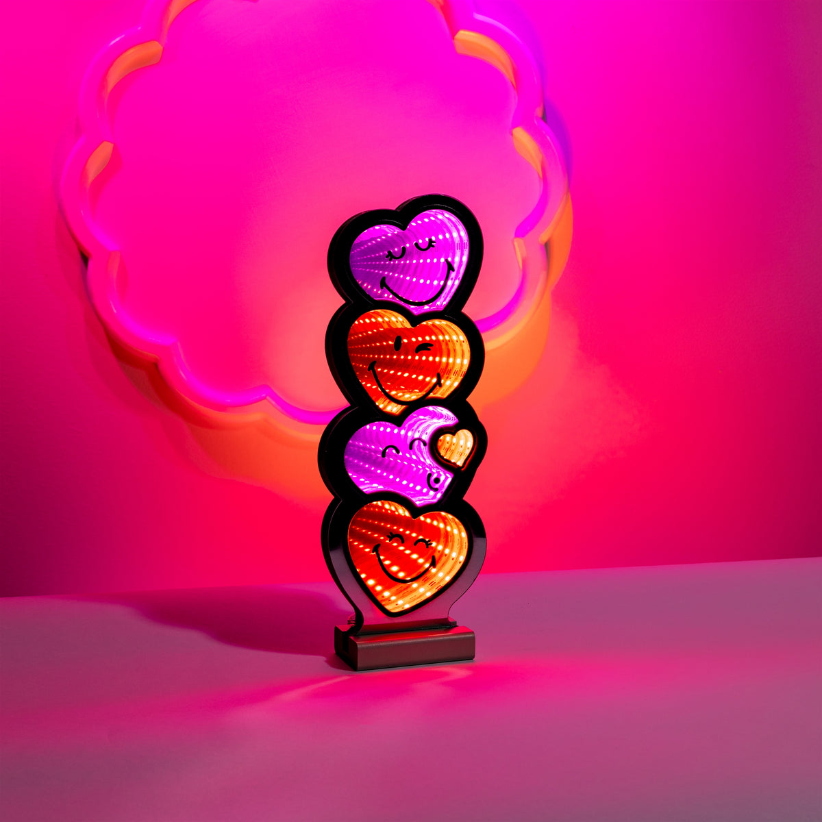 SmileyWorld® Heart Stack Ekkolight 12"H