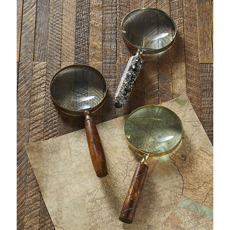 Wire Inlay Magnifying Glass