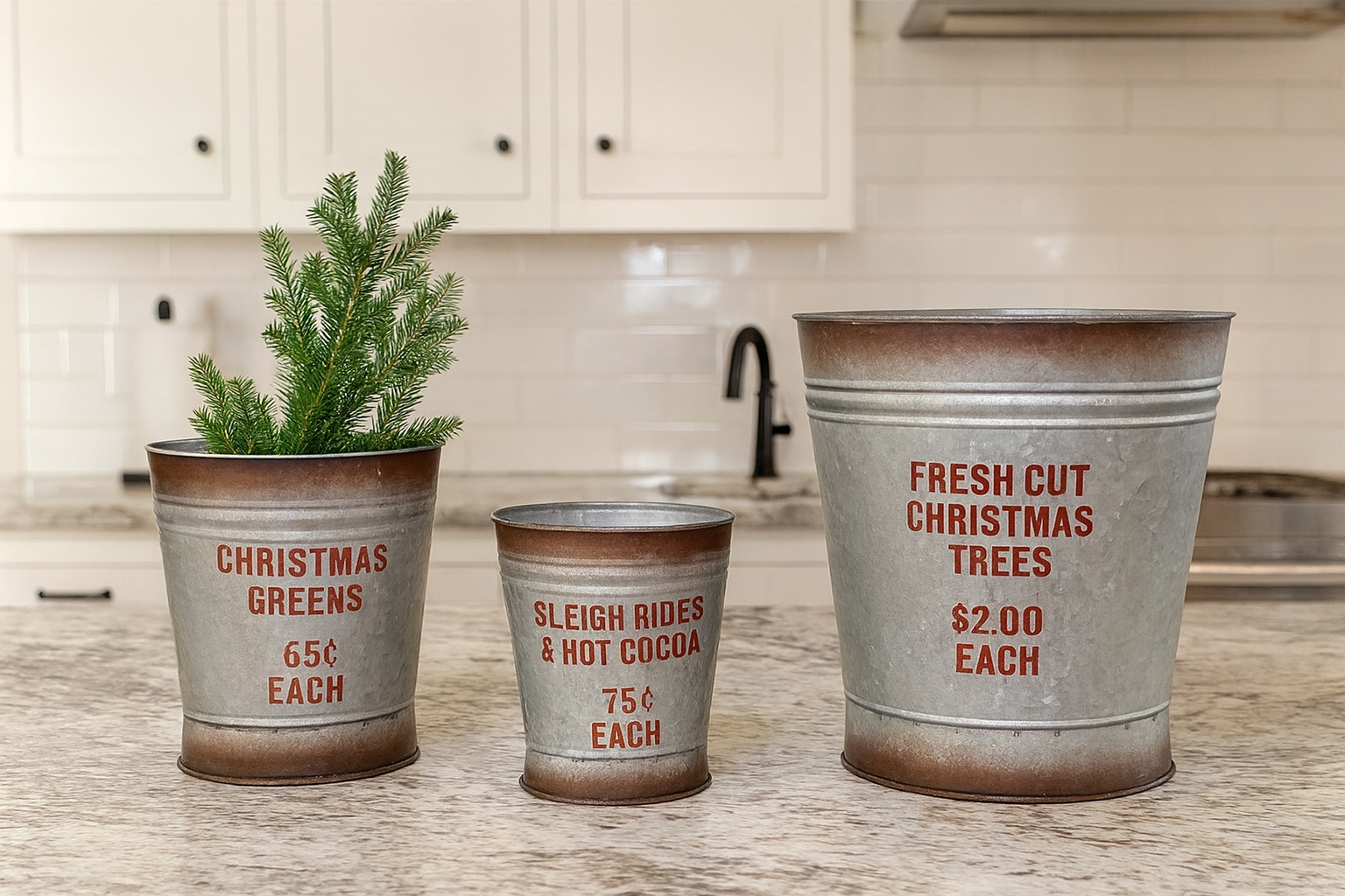 Holiday Sentiments Market Buckets (S/3)