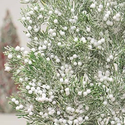 Frosted Snowberry & Pine Spray