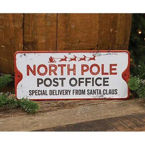North Pole Post Office Wall Decor