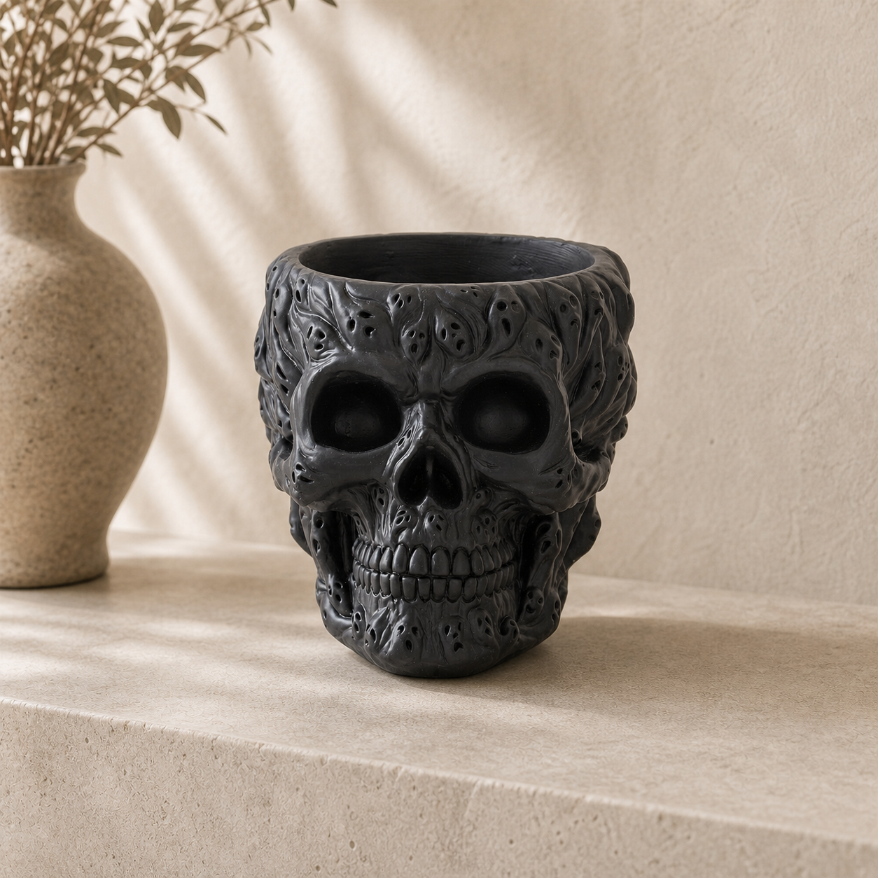 Scary Skull Container