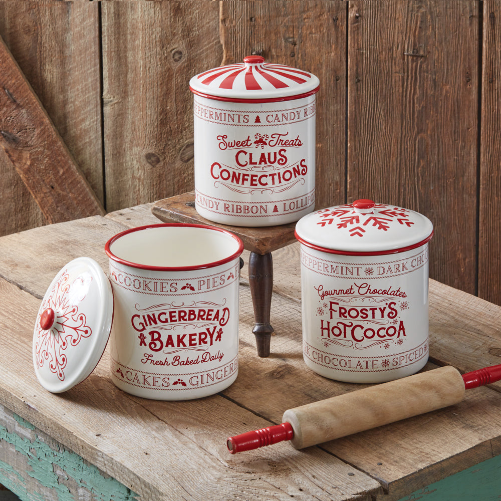 Oversized Gingerbread Bakery Canister