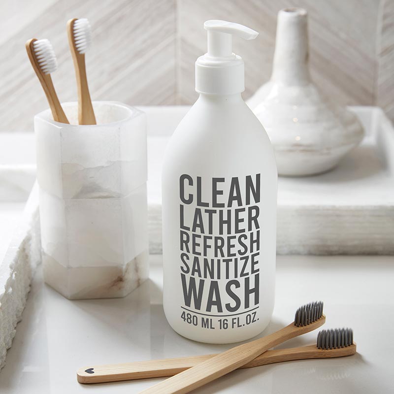 Matte White Soap Dispenser