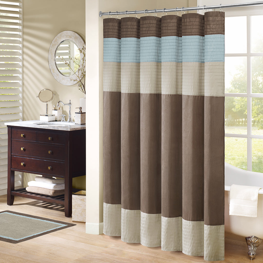 Amherst Faux Silk Shower Curtain