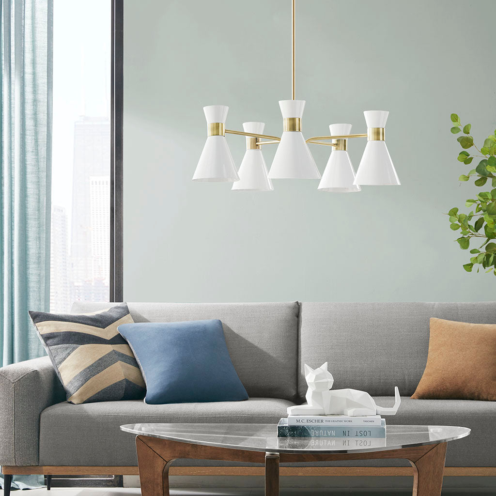 Ezra 8-Light Sputnik Sphere Chandelier