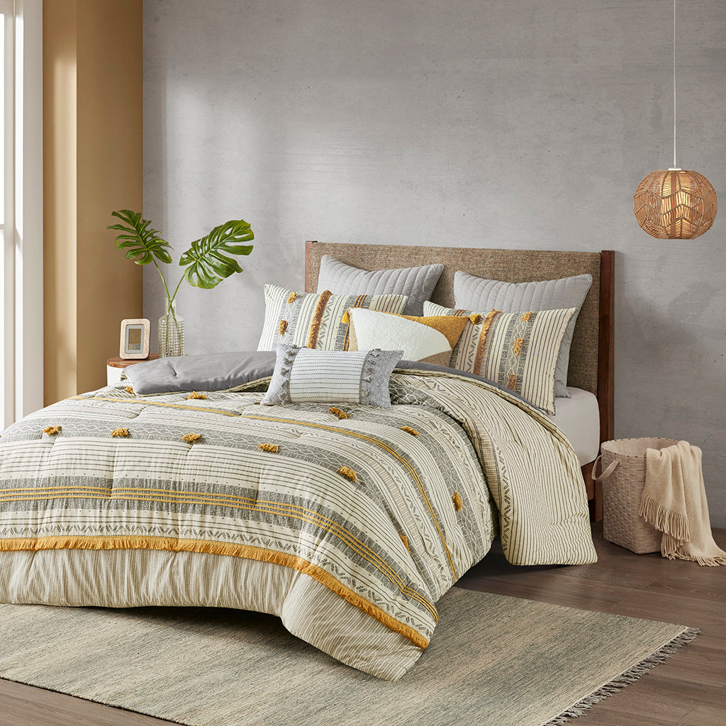 Cody Cotton Jacquard Comforter Set