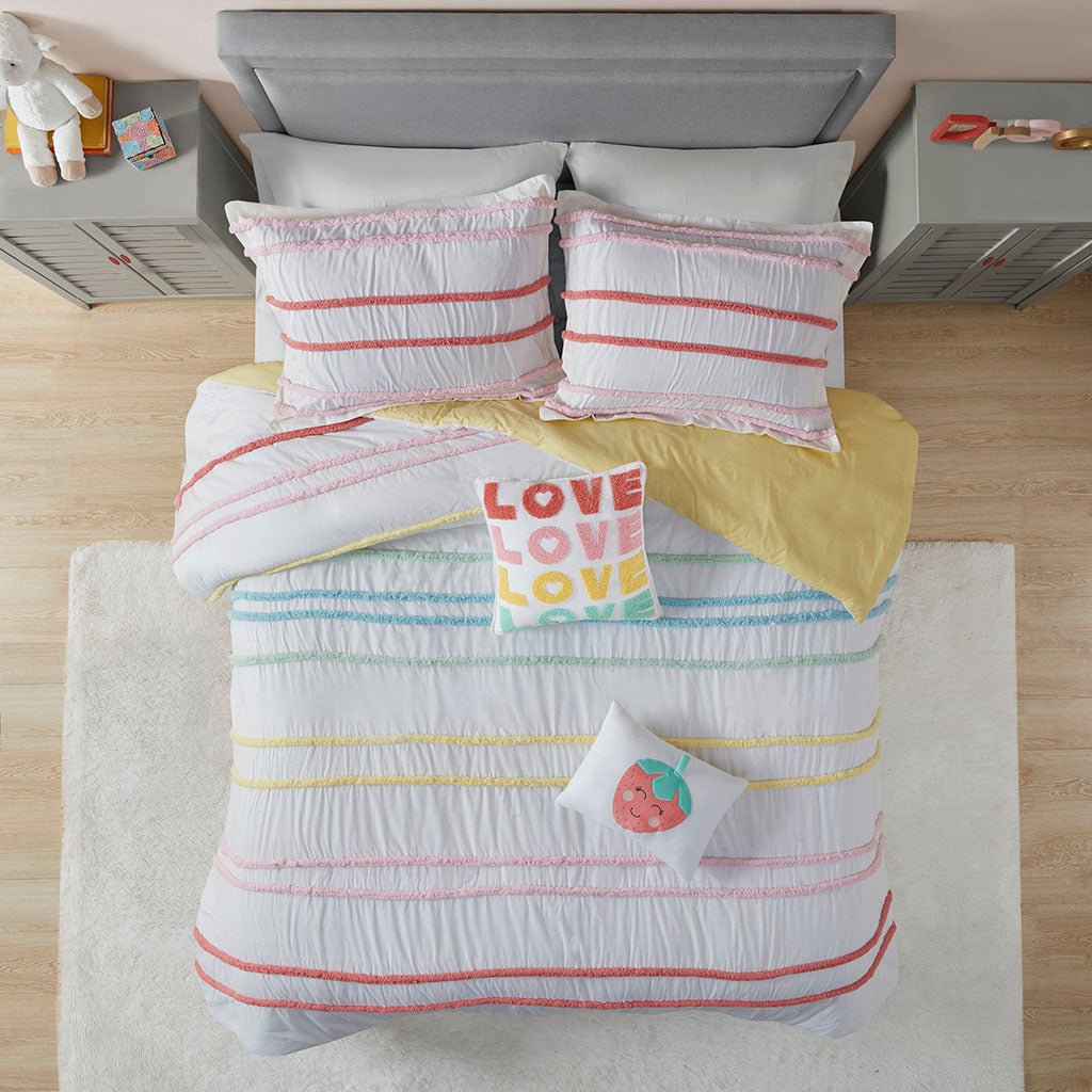 Haisley Unicorn Cotton Duvet Cover Set