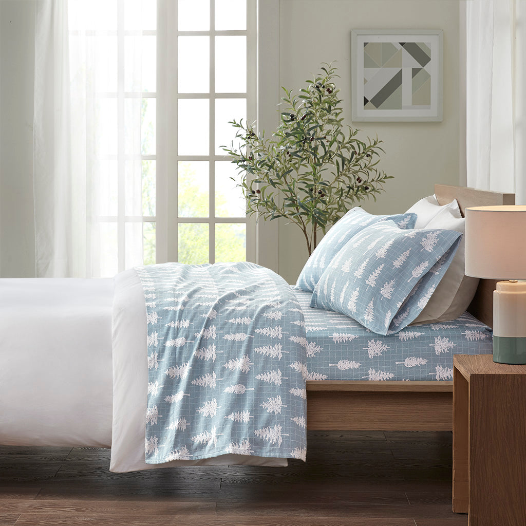 Cozy Flannel Printed Sheet Set