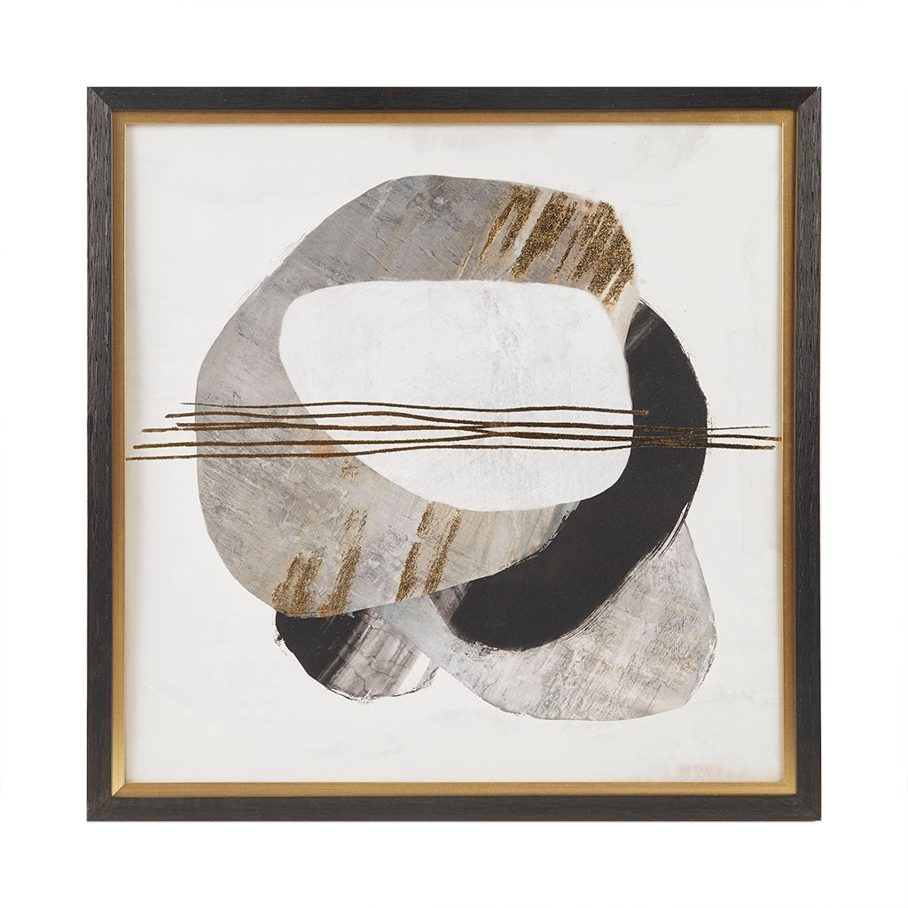 Auric Beam Triptych 3-piece Textured Canvas Wall Art Set