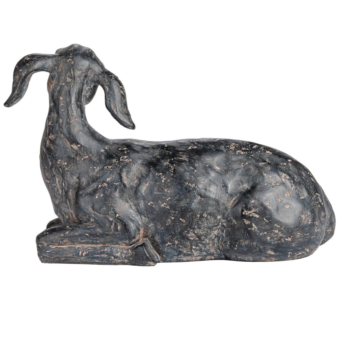 Distressed Laying Goat Accent