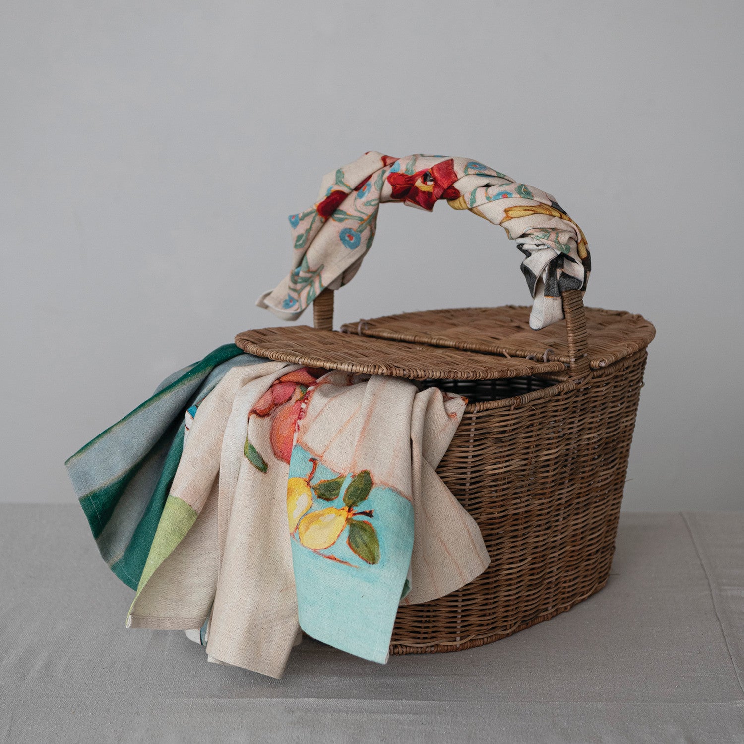 Rattan Picnic Basket