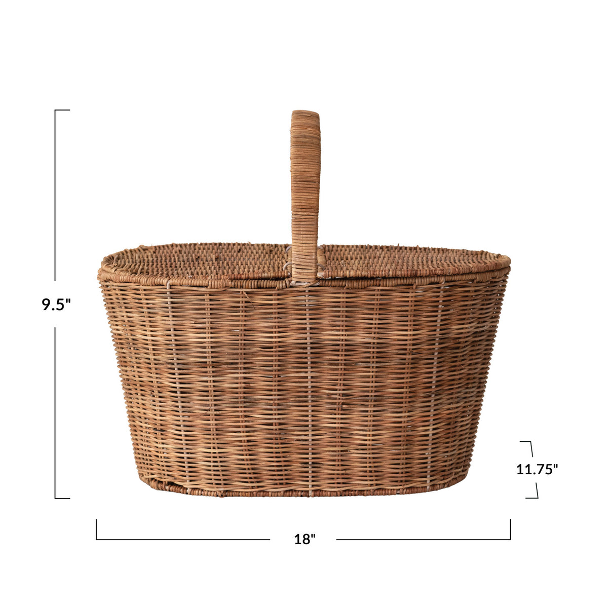 Rattan Picnic Basket