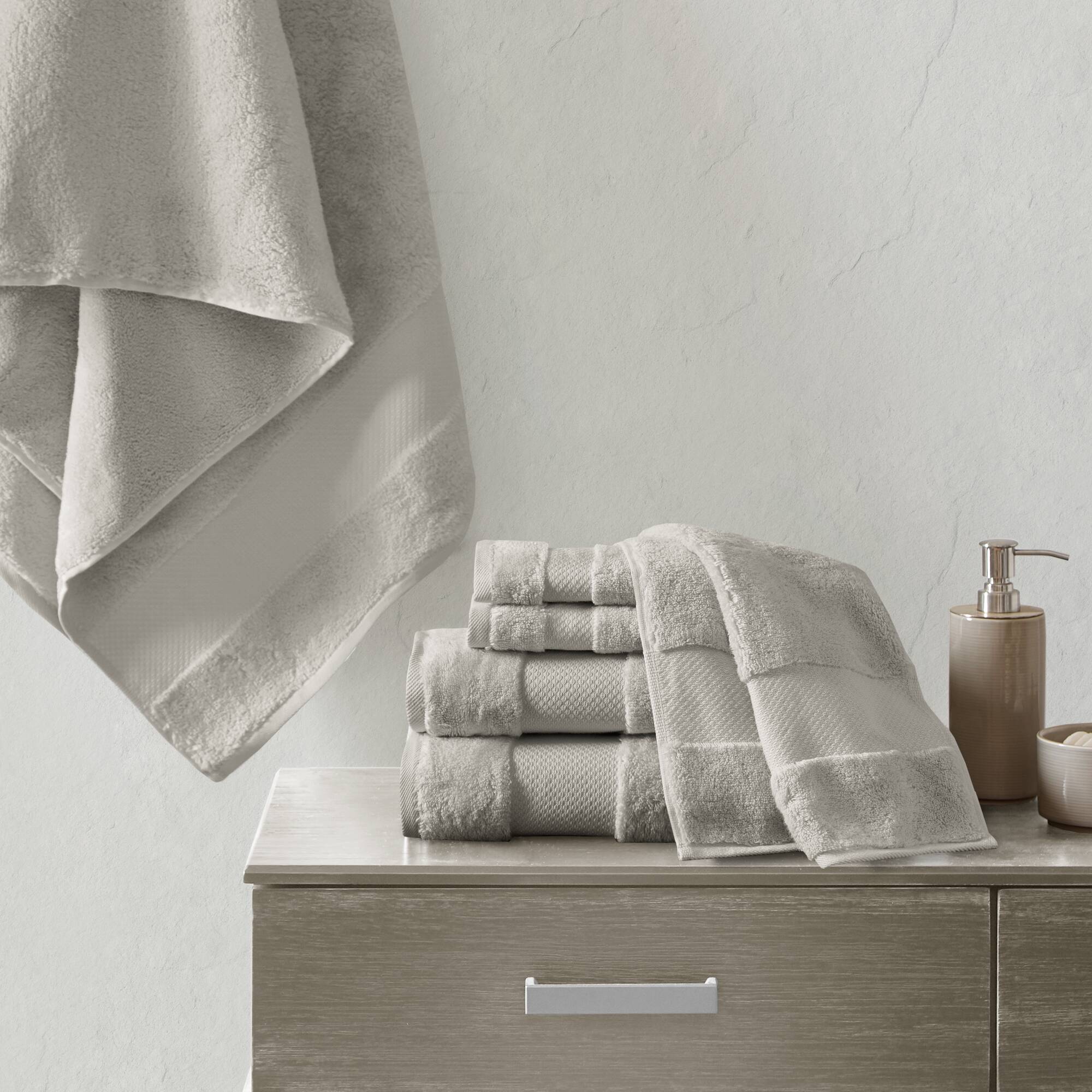 Turkish Cotton 6 Piece Bath Towel Set