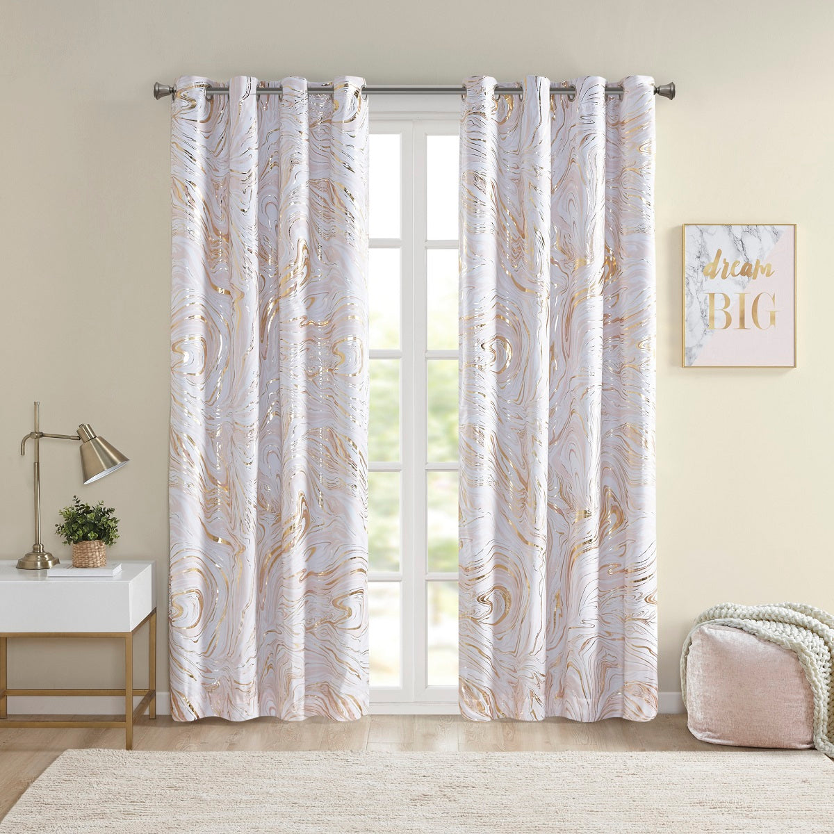 Rebecca Pom Pom Embellished Curtain Panel