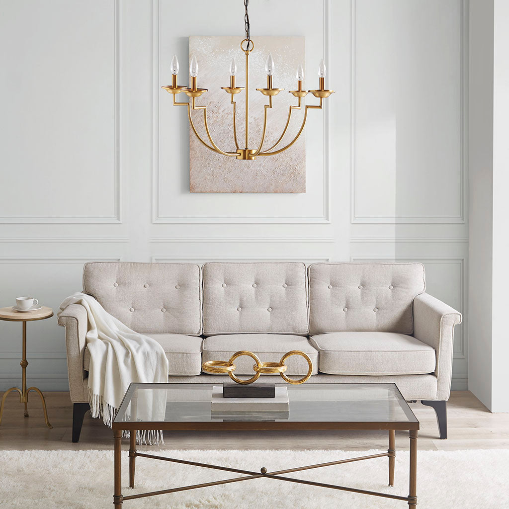 Savor 4-Light Metal Shade Chandelier