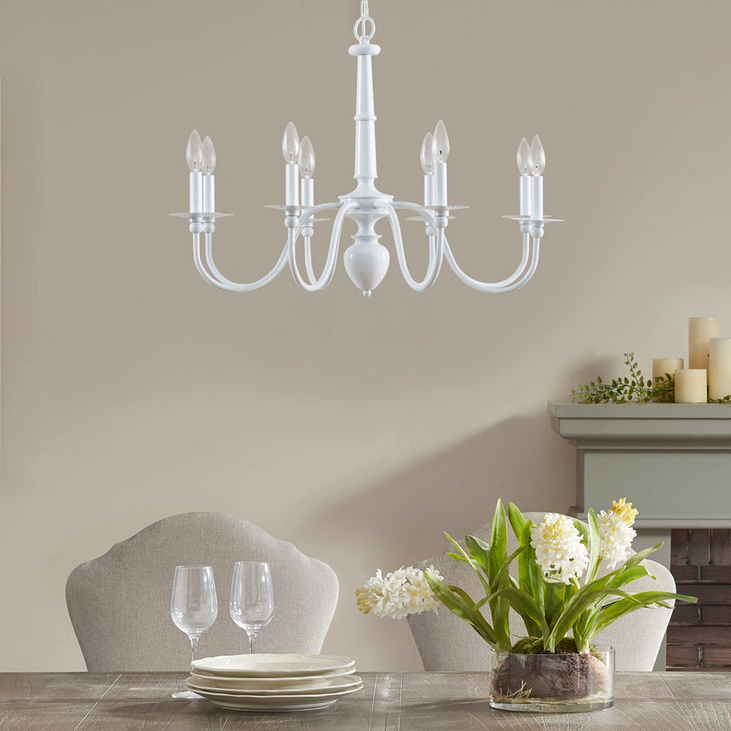 Amelia 4-Light Glass Bowl Shaped Chandelier