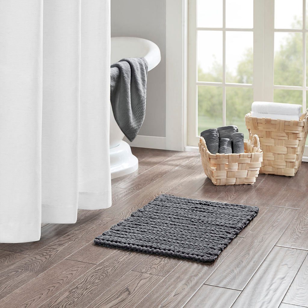 Lasso 100% Cotton Chenille Chain Stitch Rug