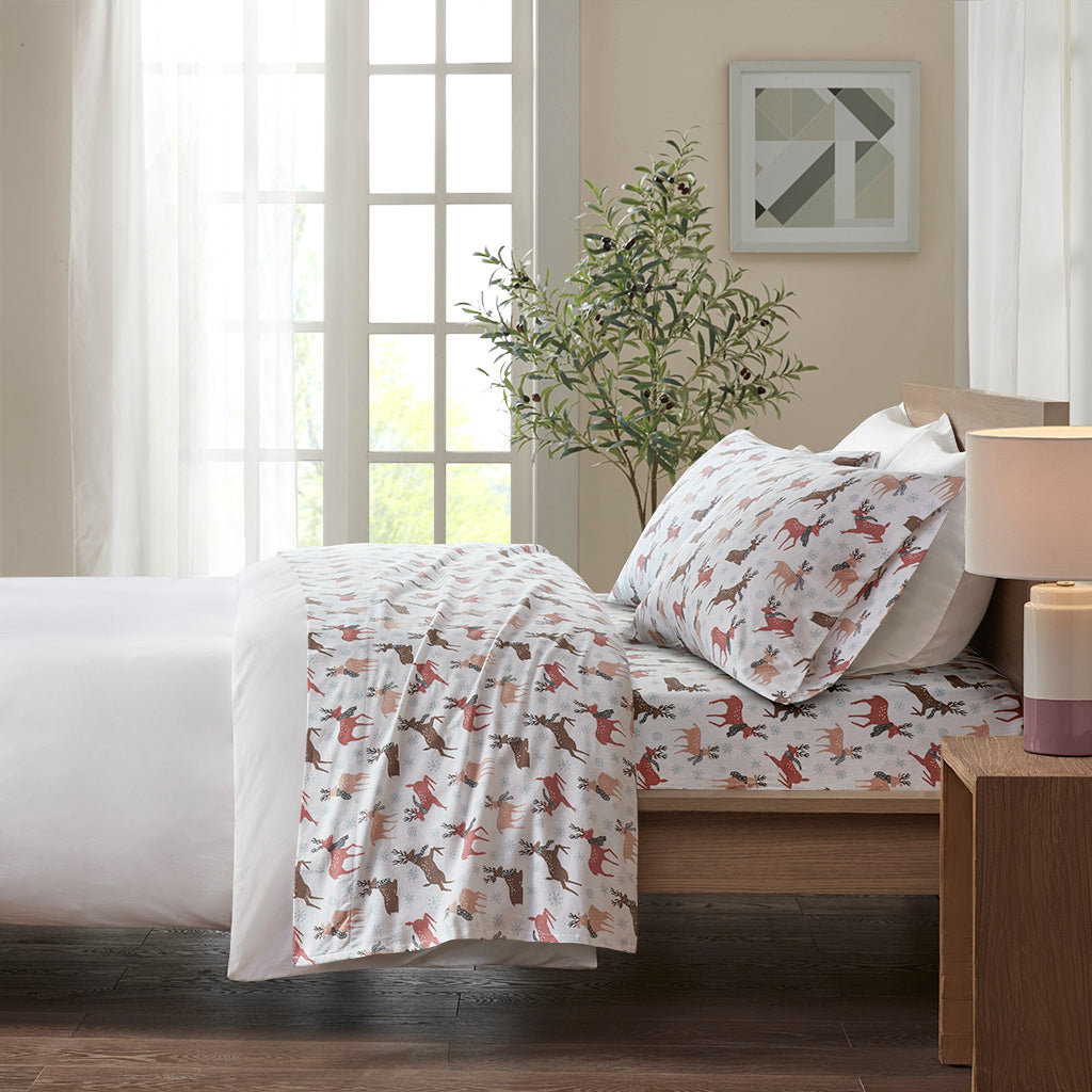 Cozy Flannel Printed Sheet Set
