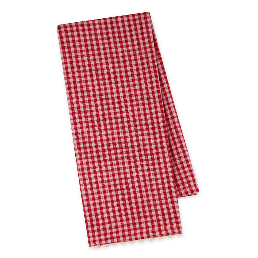 Valentine Gingham Dishtowel
