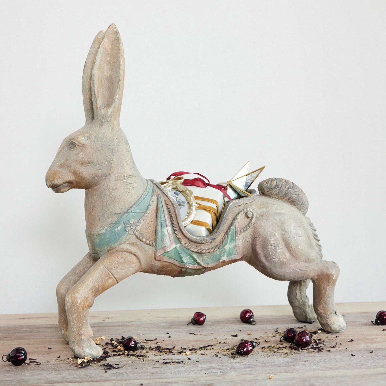 Reproduction Carousel Rabbit Shaped Container