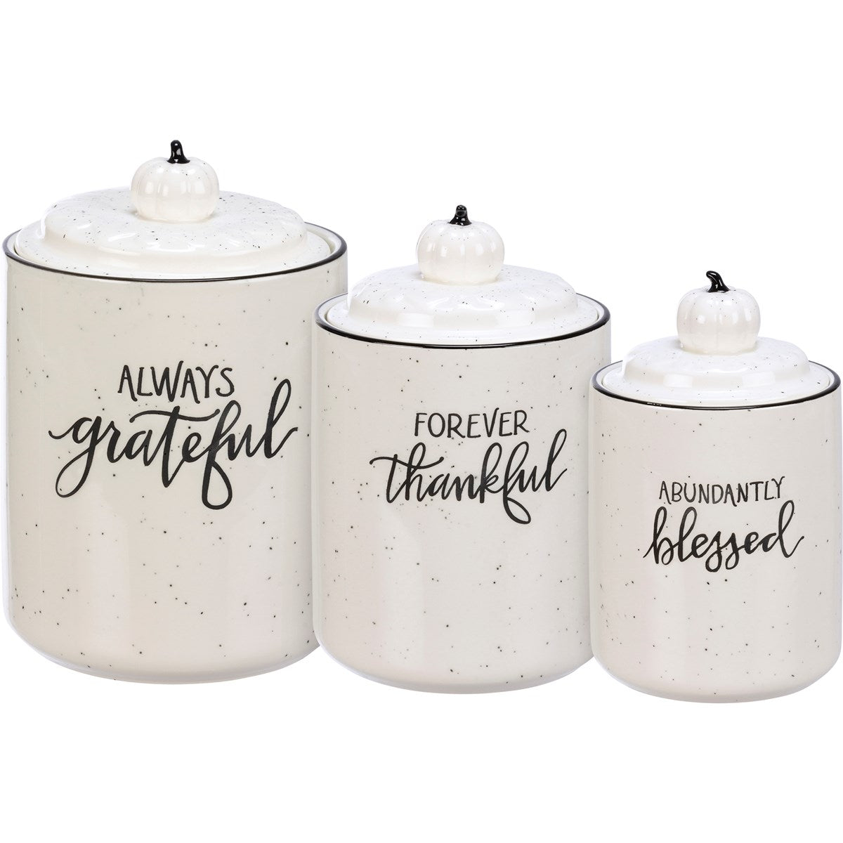 "Thankful" Canister Set (S/3)