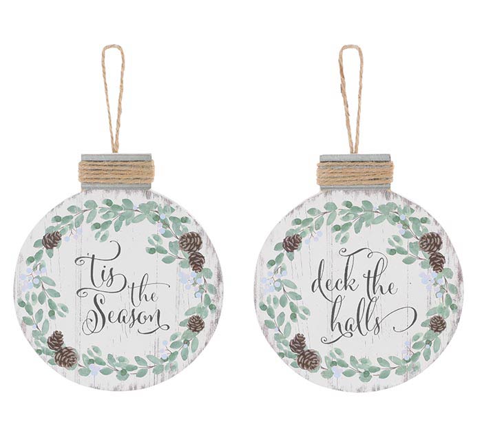 Central Park Wood Ornament (S/2)
