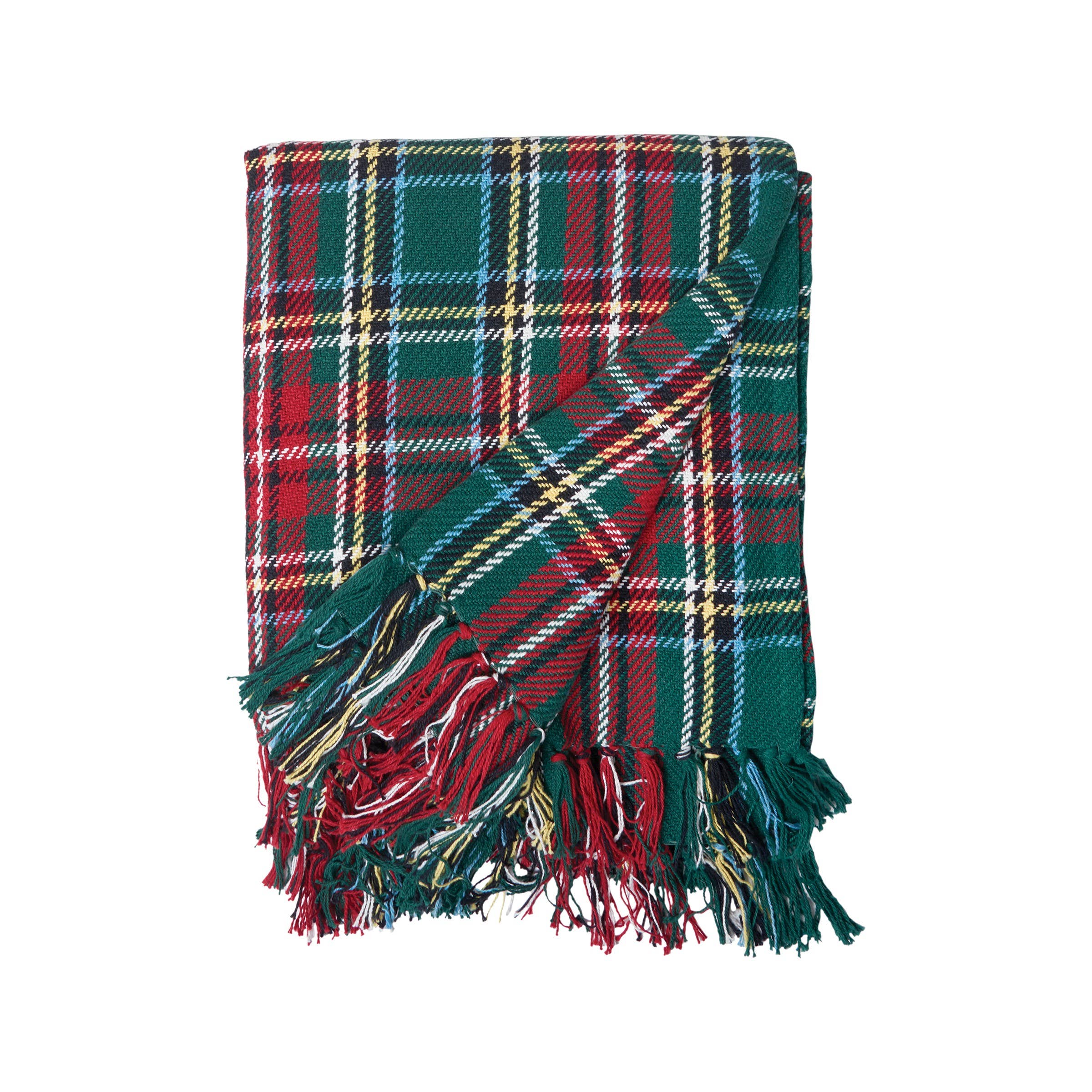 Weston Plaid Cotton Throw (5639800258717)