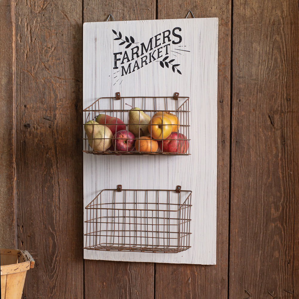 Farmers Market Wall Bins