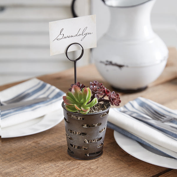 Olive Bin Place Card Holder (S/4)