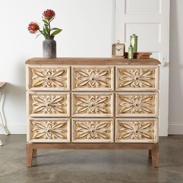 Charlemagne Flowered Chest