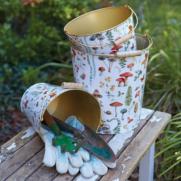 Cottage Core Buckets (S/3)